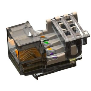 BrandRex Conector Hembra UTP C/6 Key Tool-Free NG. BREXCONUTPC6KT