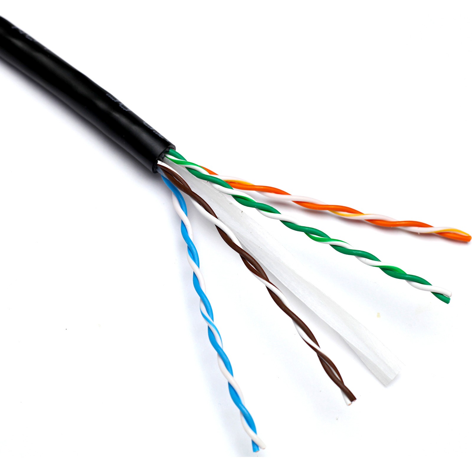 Caja cable UTP Cat.6 PE Exterior Color negro CPR Fca (305 mts) Excel: 100-100
