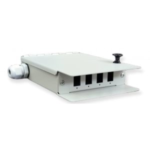 Caja terminal mural vacía OTB 4 SC's SIMPLEX / LC DUPLEX (140x100x30). Ref : FOP0603-410204