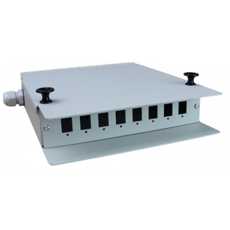 Caja terminal mural vacía OTB 8 SC's SIMPLEX / LC DUPLEX (200x165x40). Ref : FOP0603-410208