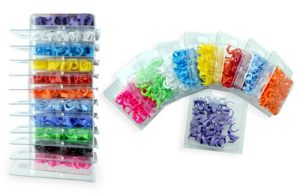 Clips de colores para latiguillos PatchSee (caja 50 uds.)