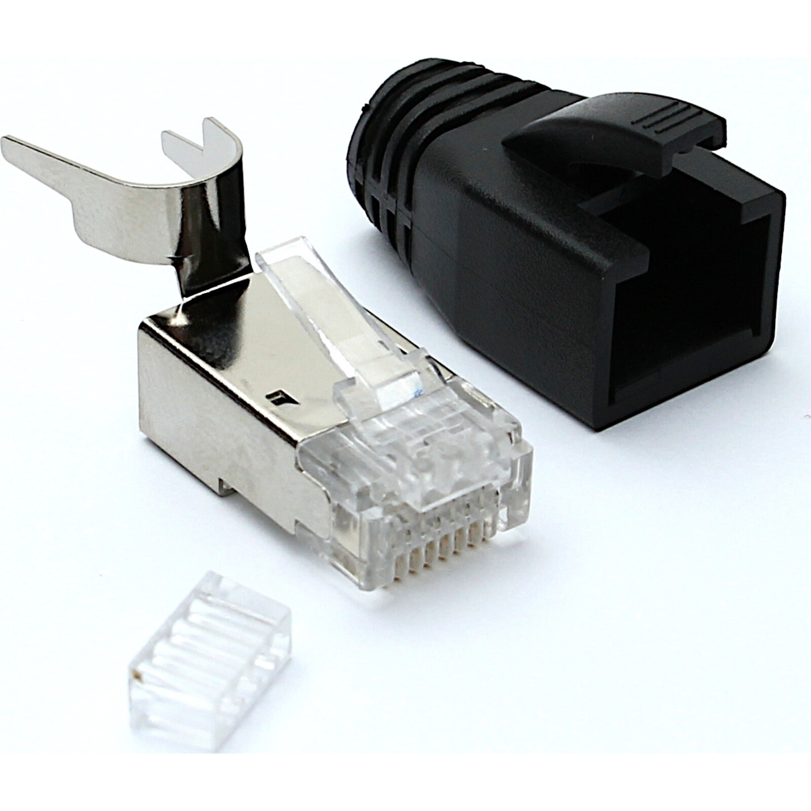 Pack de 100 conectores macho RJ45 Cat.6A UTP/FTP Excel: 100-118-100