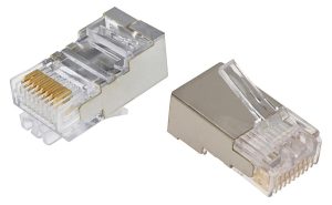 Conector RJ45 Apant. Macho 8 vías Cat.5e cable rígido/flexible Commscope: 6-569530-3