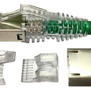 Conector RJ45 UTP/STP Macho Cat.6 cable rígido/flexible (5,7mm-7mm) Commscope: 6-2111989-3