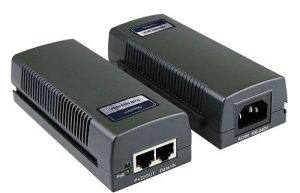 Inyector/Midspan PoE/PoE+ 802.3af/at 30 watts 1 port Gigabit. Ref: LNTINJECTOR30W