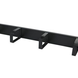 Panel pasahilos horizontal 19" 1UA 4 aros metálico. Ref: 100-582