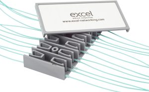 Peine porta-empalmes fusión 24 fibras con tapa. Ref: 200-396