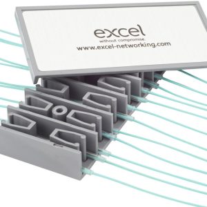 Peine porta-empalmes fusión 24 fibras con tapa. Ref: 200-396