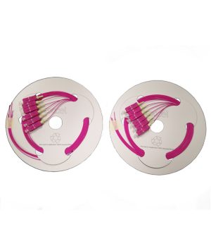 Pigtails de fibra óptica Multimodo 1 mt  OM2-OM3-OM4  ( Pack de 12 Unidades )