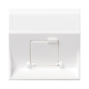 Placa inclinada SIMON 500 para 1 adaptador MD con guardapolvo. Simon: 50000081-030