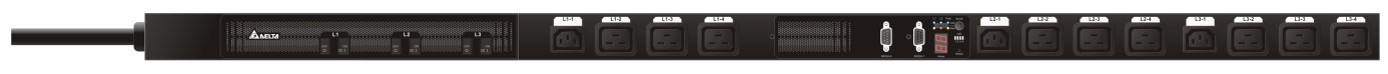 Regleta PDU Inteligente 32A, 3 fases, 3xC13, 9xC19. Input IEC309 Delta