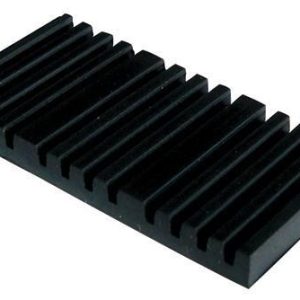 Soporte de goma para 12 protectores empalme con adhesivo. Ref: 200-391