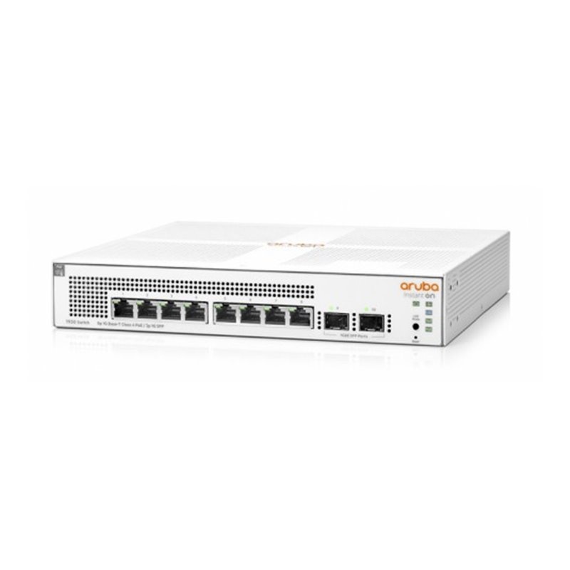 Switch Aruba Instant On 1930 8G Class4 PoE 2SFP 125W. Ref:  JL681A