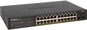 Switch Netgear S350 24 puertos Gigabit PoE+ (190W) & 2 puertos SFP  Smart Managed Pro Layer 2.GS324TP100E