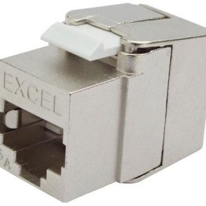 Toma hembra RJ45 STP apantallada Categoria 6A perfil bajo tooless.Excel. EXC100-181