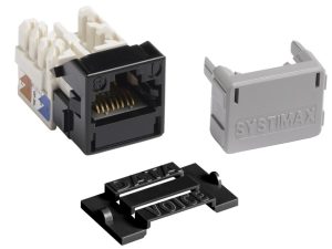 Toma UTP RJ45 Cat6 No apantallada. SYSTIMAX® GigaSPEED XL® M-Series Modular Jack. Color NEGRO. Ref : 700206667