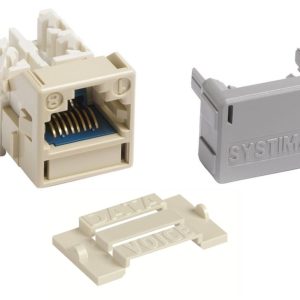 Toma UTP RJ45 Cat6A No apantallada. SYSTIMAX® GigaSPEED X10D® M-Series Modular. Color MARFIL.  Ref : 760092411
