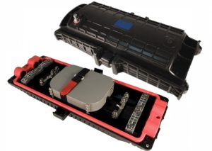 Torpedos estancos IP68 Inline para emplame/fusión de fibras.