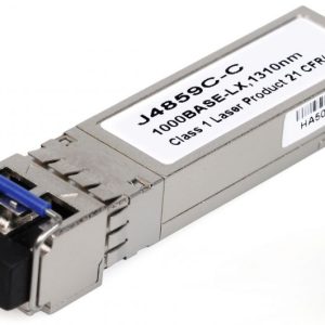 Transceiver de fibra SFP 1000BaseLX compatible HP Aruba/Netgear/TP-Link/D-Link. Ref:  SFP-HP1GLX